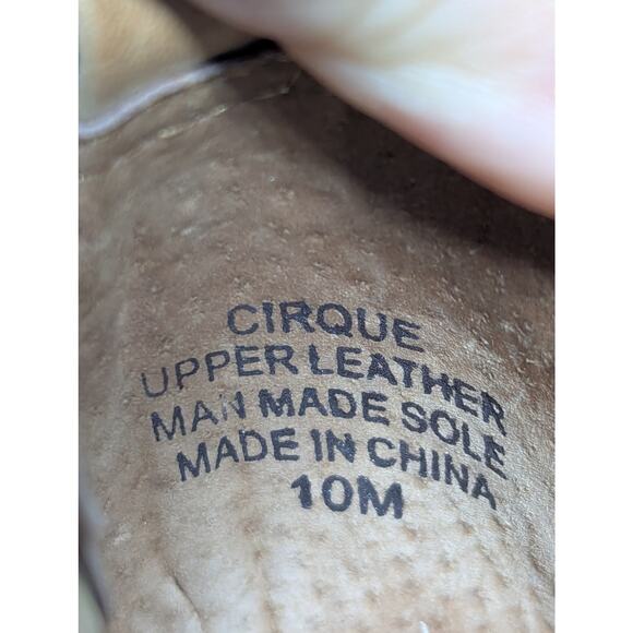 Jeffrey Campbell Women's Tan Suede Leather Wedge Heel Ankle Strap Size 10 M - Picture 4 of 7